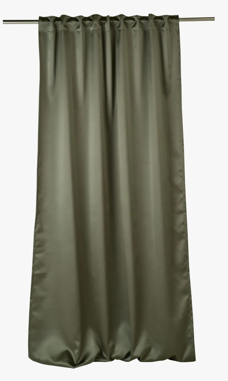 Gardin mørk grønn - 135x220 cm