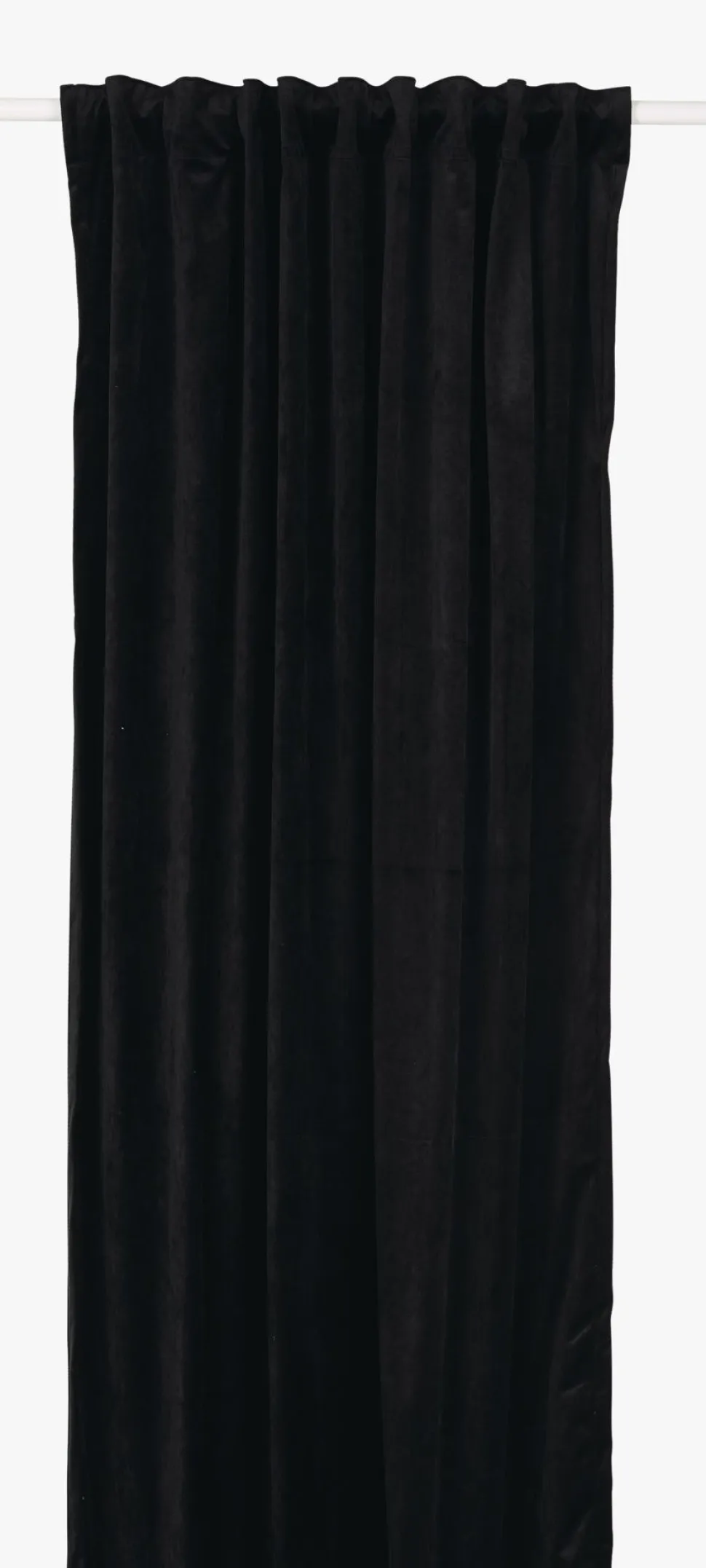 Gardin svart - 135x220 cm