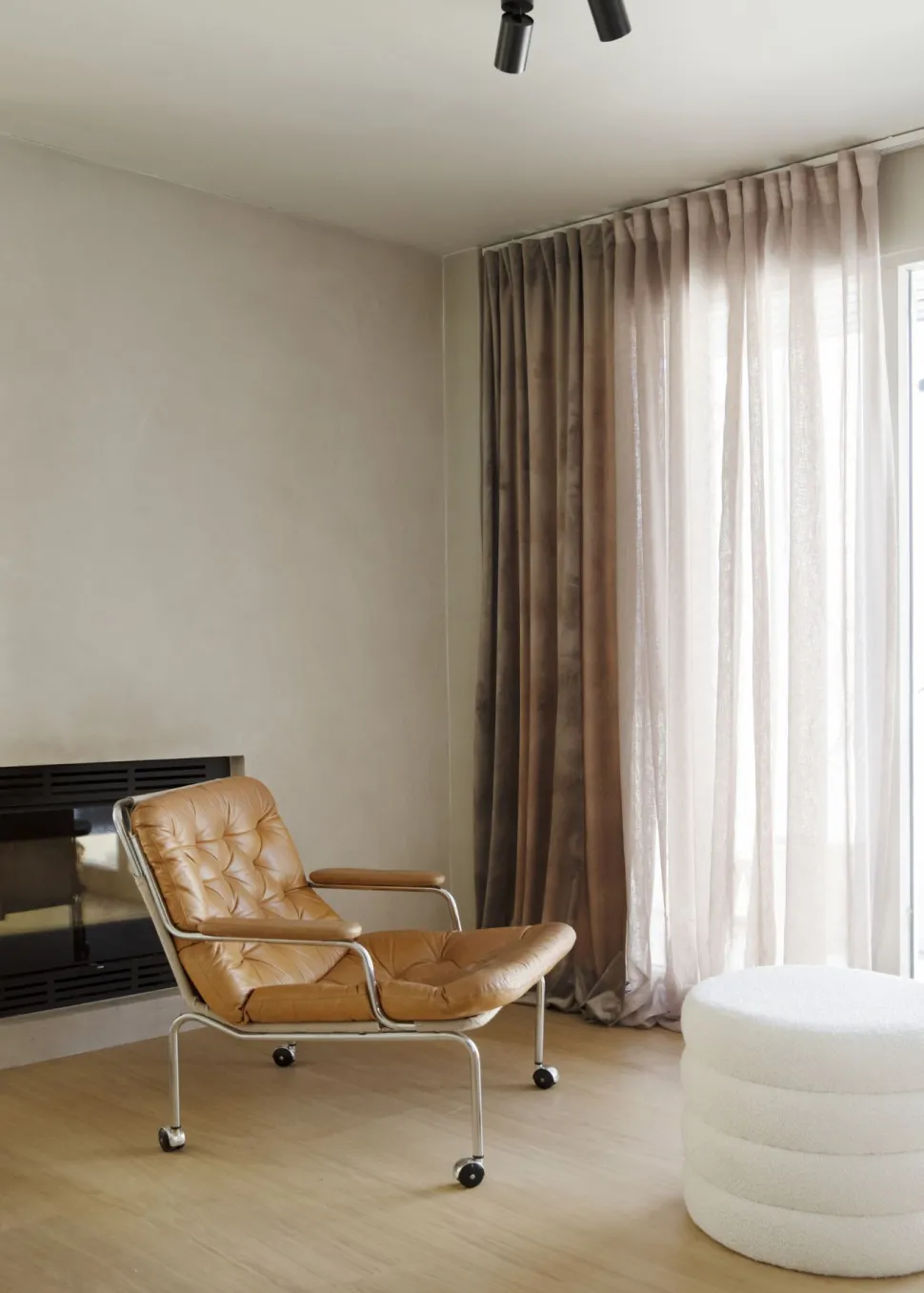 Gardin taupe - 135x220 cm