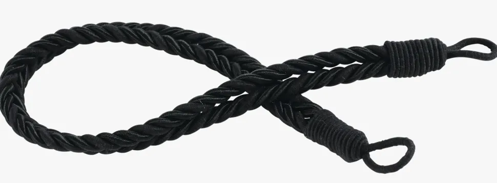 Gardinbånd svart - 65 cm