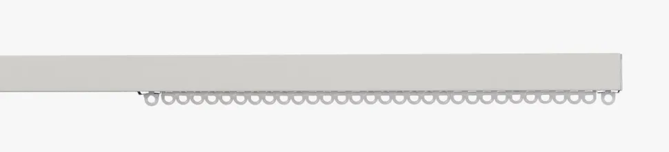 Gardinskinne hvit - 200 cm