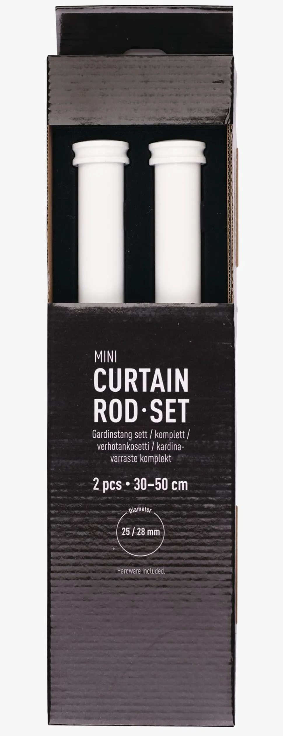 Gardinstang 2pk hvit - 30
