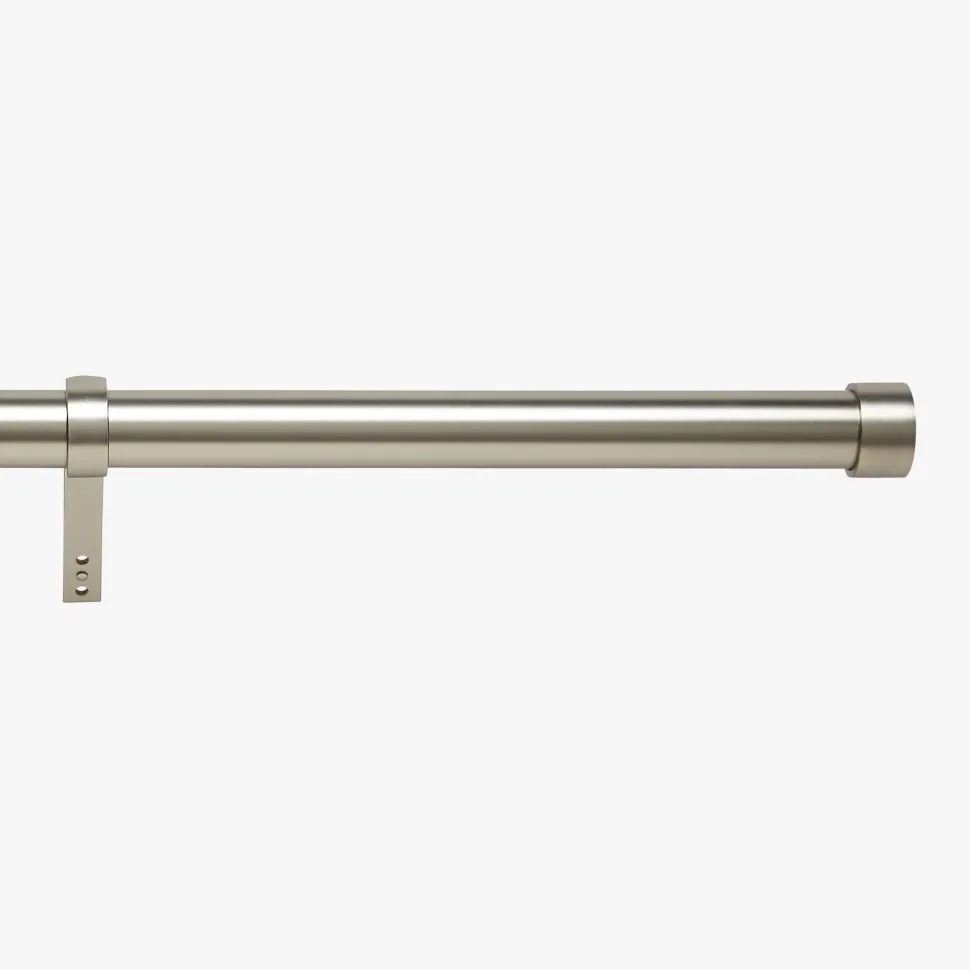 Gardinstangsett 25/28mm stål - 90