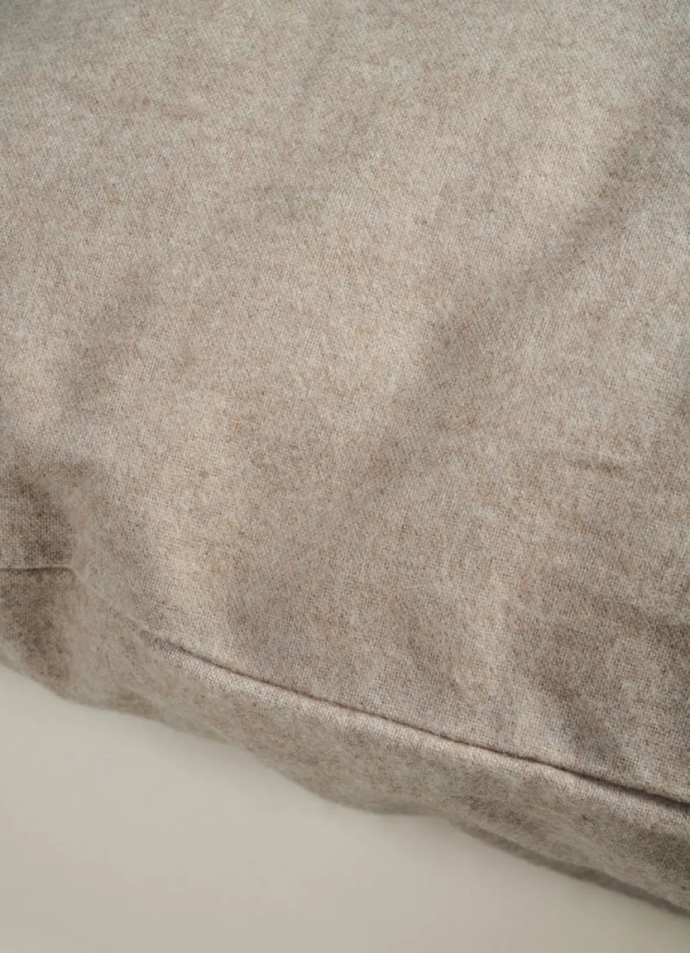 Garnfarget bomull putevar sand - 70x100 cm
