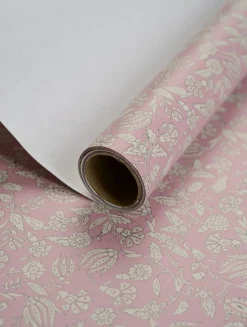Gavepapir rosa - 70x300 cm