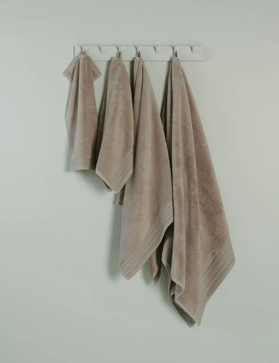 Gjestehåndkle taupe - 30x50 cm