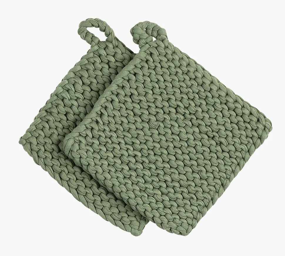 Gryteklut grønn - 19x19 cm