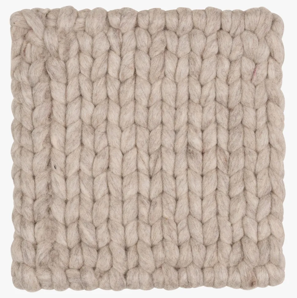 Gryteunderlag lys grå - 22x22 cm