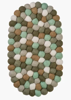 Gryteunderlag olivengrønn - 33x19 cm