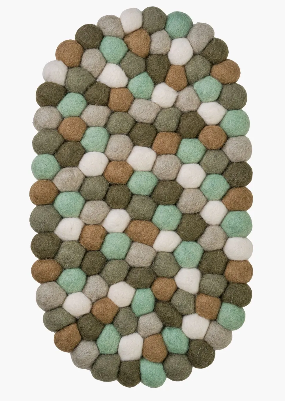 Gryteunderlag olivengrønn - 33x19 cm