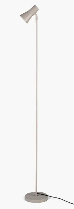 Gulvlampe taupe - 20x17,5x140 cm
