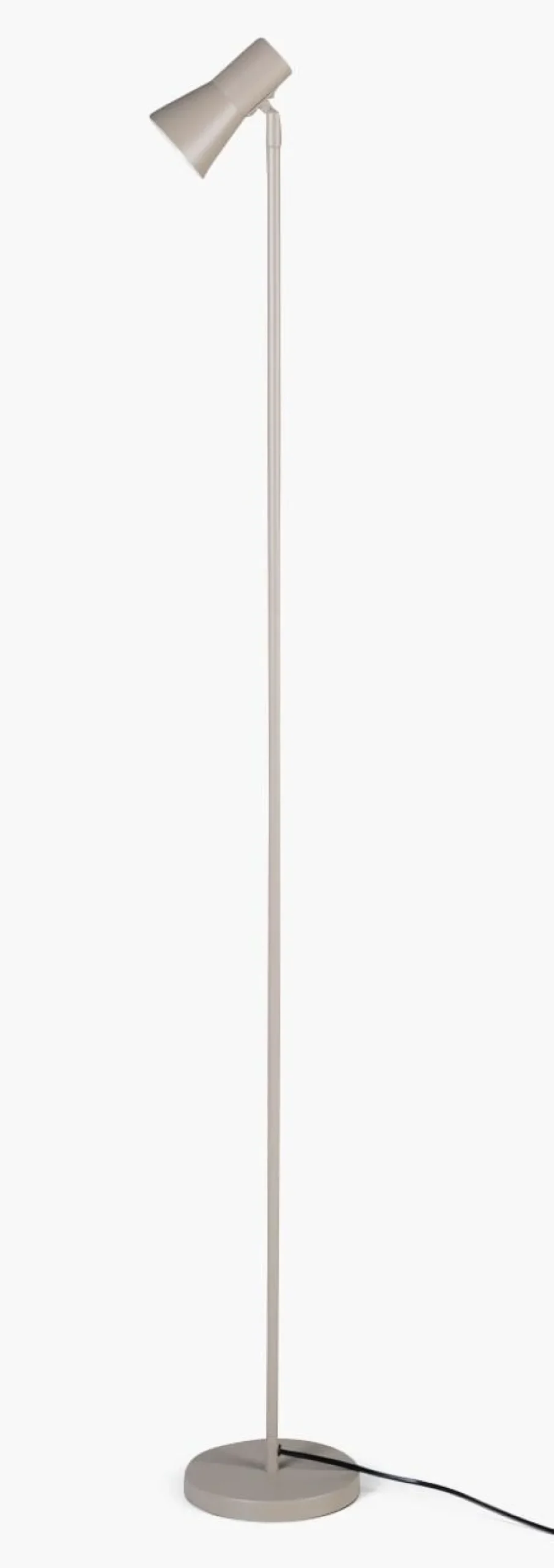Gulvlampe taupe - 20x17,5x140 cm