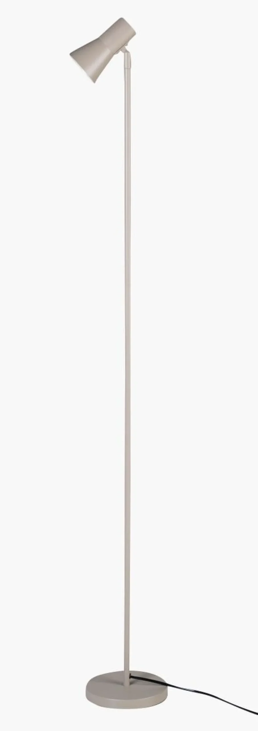 Gulvlampe taupe - 20x17,5x140 cm