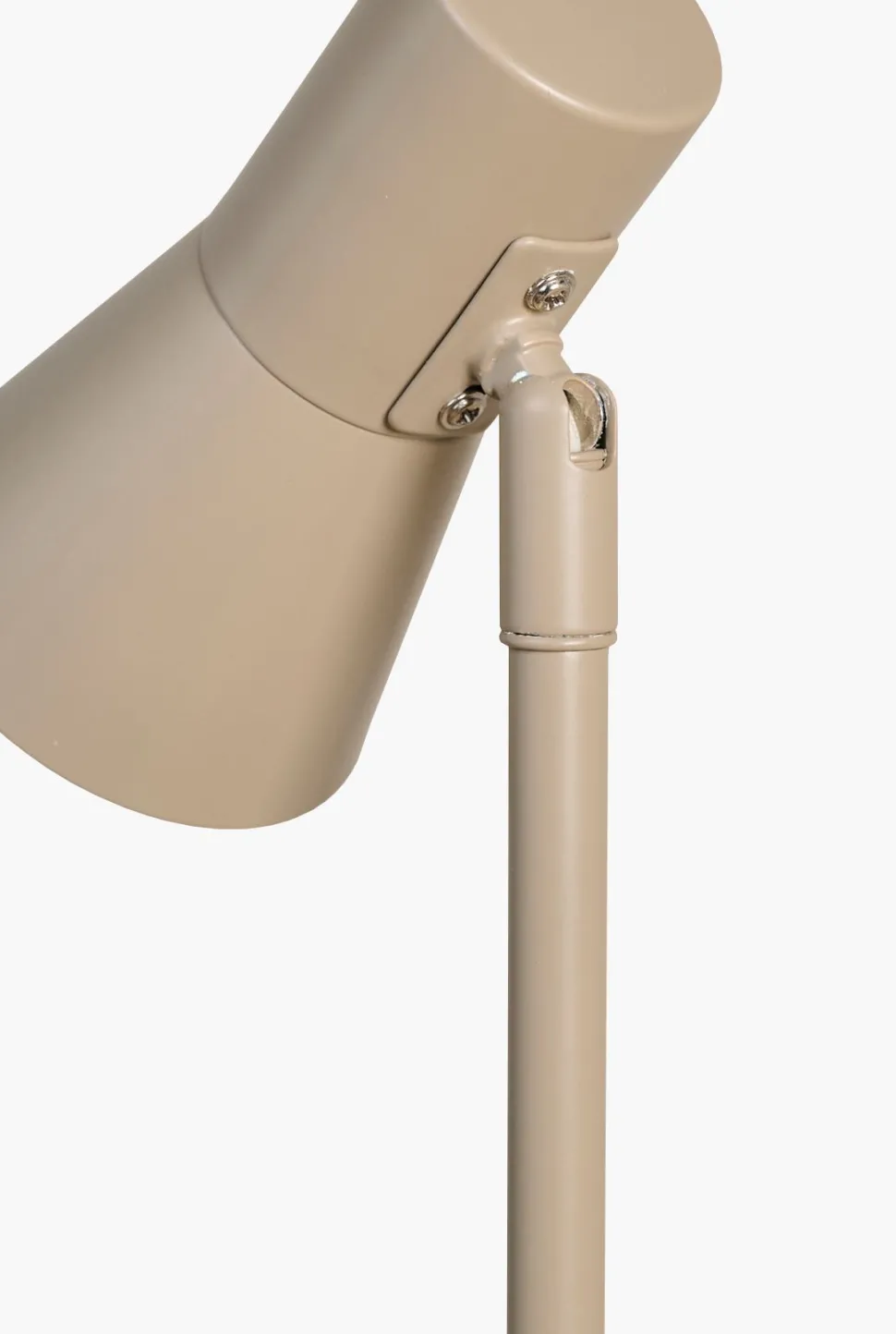 Gulvlampe taupe - 20x17,5x140 cm