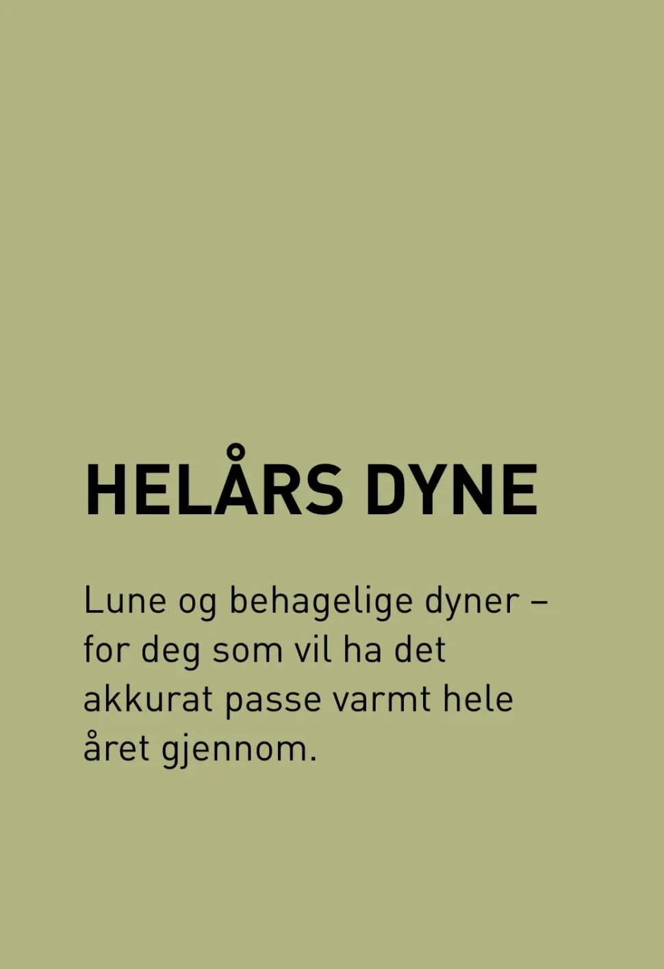 Helårs dundyne hvit - 140x220 cm