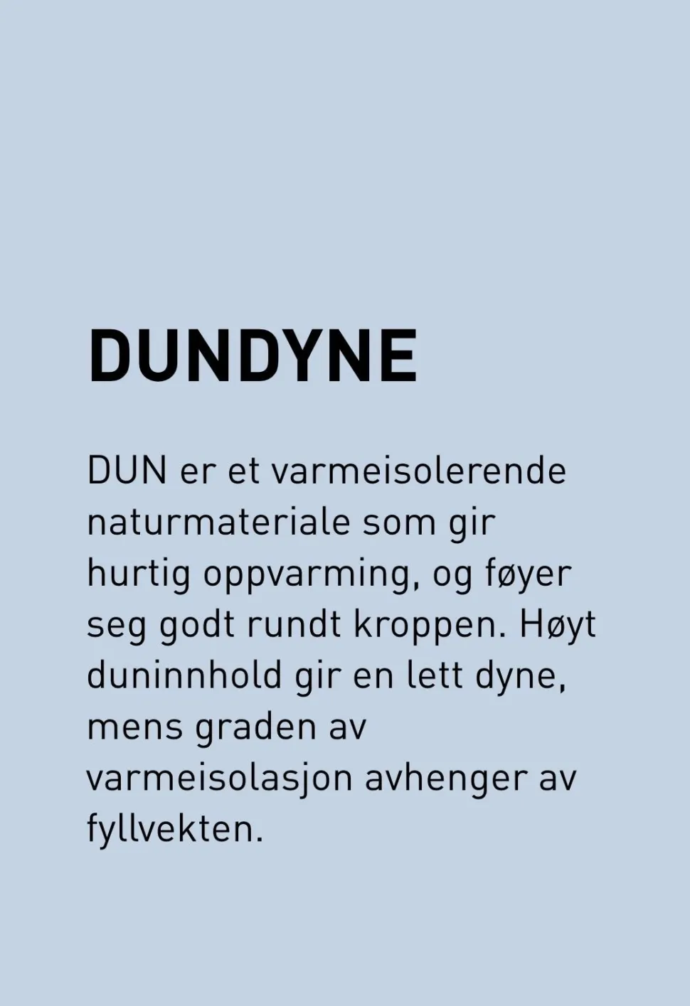 Helårs dundyne hvit - 140x200 cm