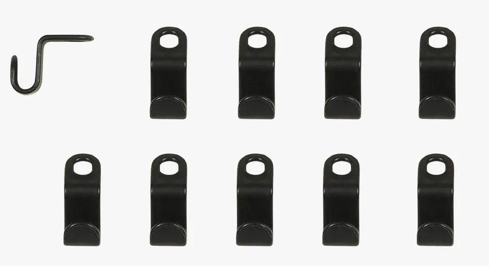 Henger svart - 2x5 cm