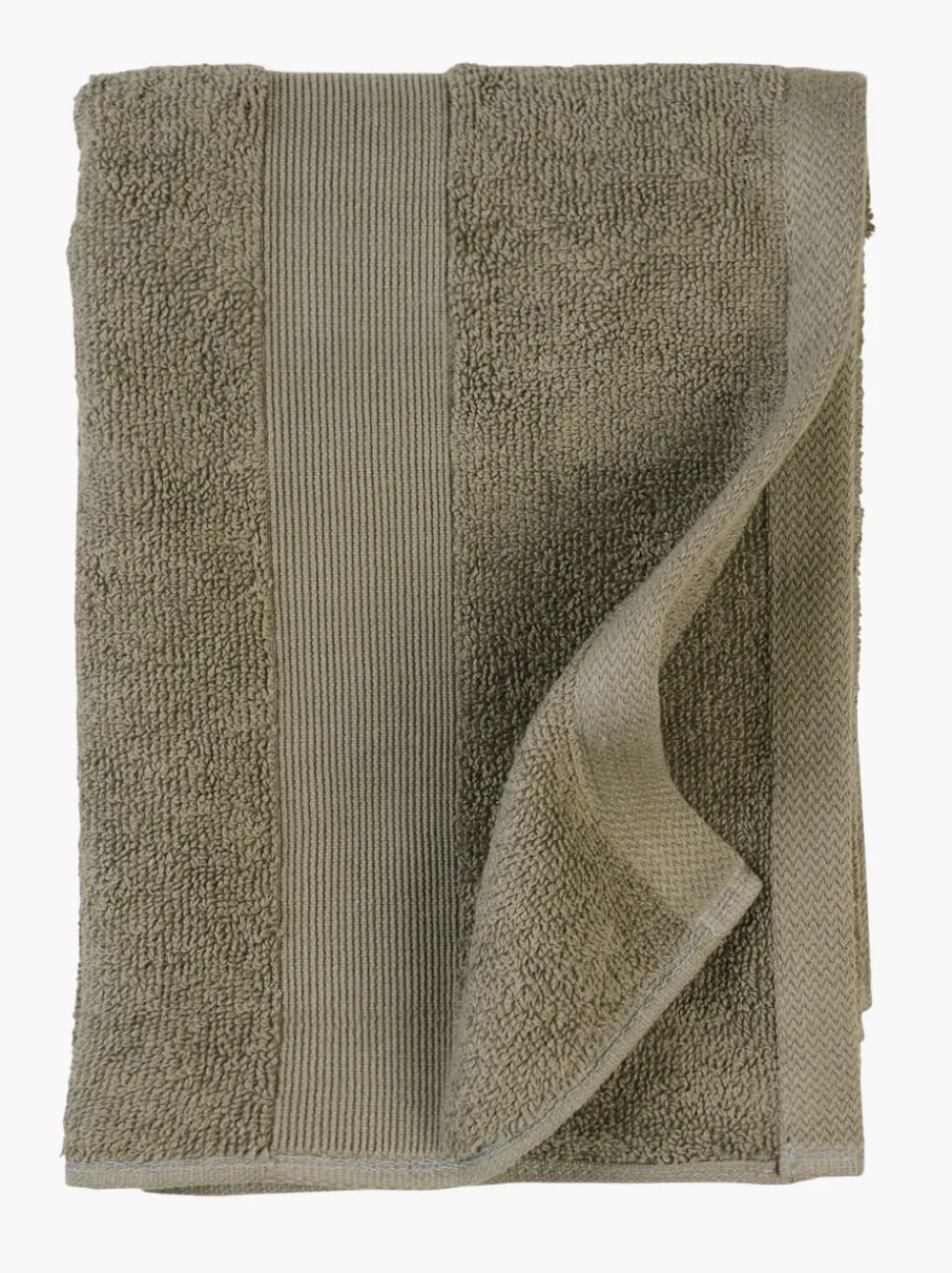 Håndkle olivengrønn - 30x50 cm