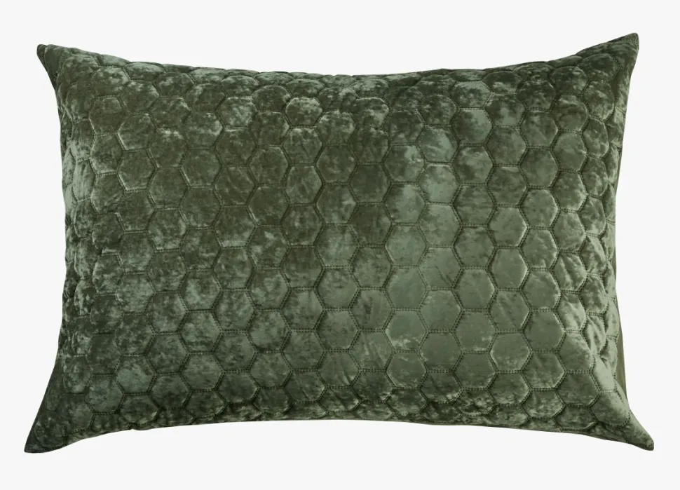 Hotellputevar olivengrønn - 70x100 cm