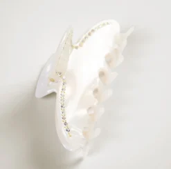 Hårklype offwhite - 4,2x8,8x3,8 cm