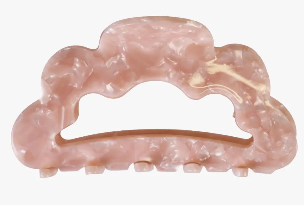 Hårklype rosa - 4,2x8,2x3,2 cm