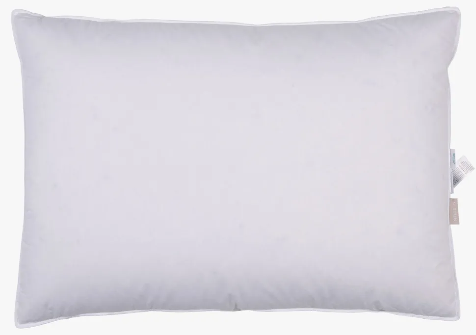 Høy dunpute hvit - 50x70 cm