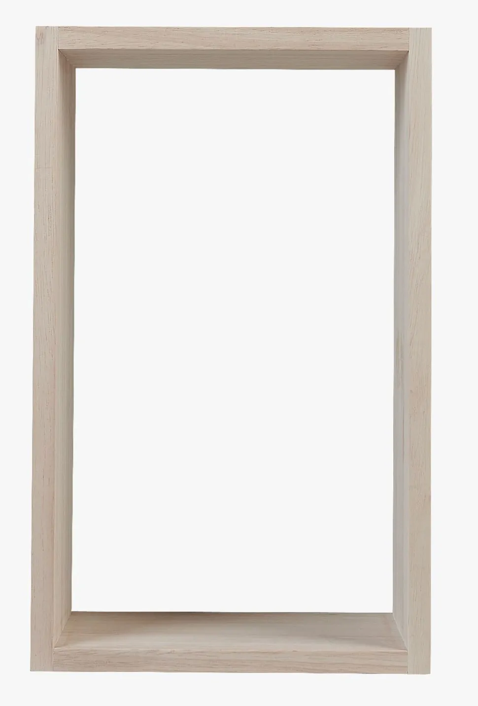 Hylle lys natur - 30x15x19 cm