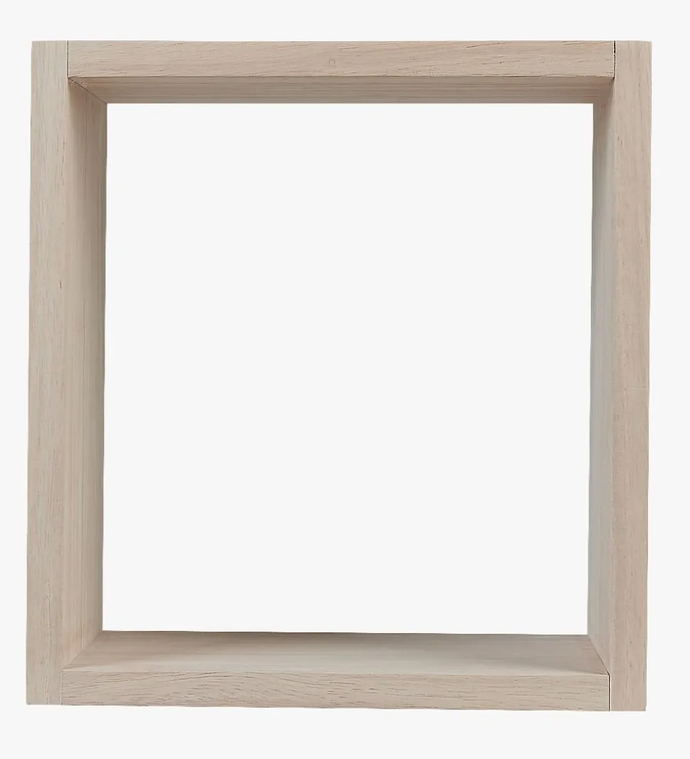 Hylle lys natur - 30x15x19 cm