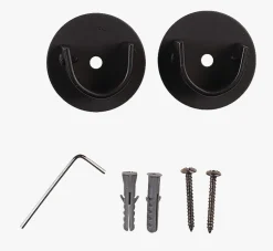 Innvendig fester for gardinstang svart - 13/16 mm