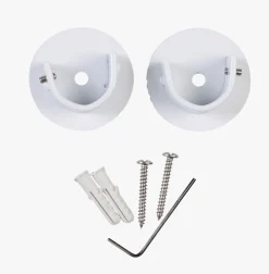 Innvendig fester for gardinstang hvit - 13/16 mm