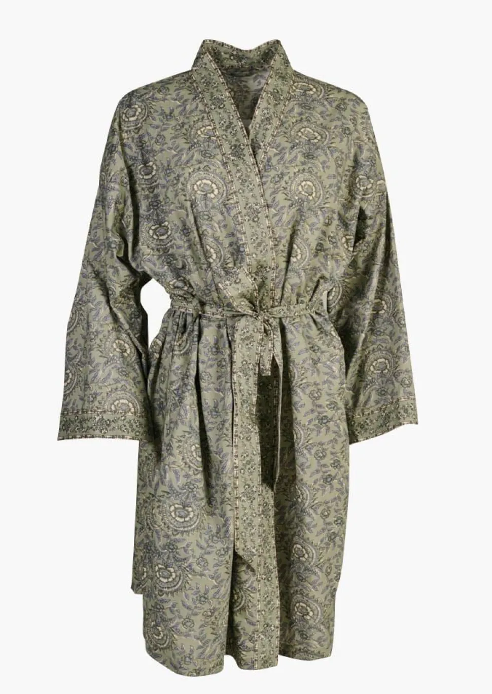 Kimono olivengrønn - one size