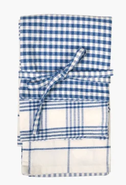 Kjøkkenhåndkle blå - 50x70 cm