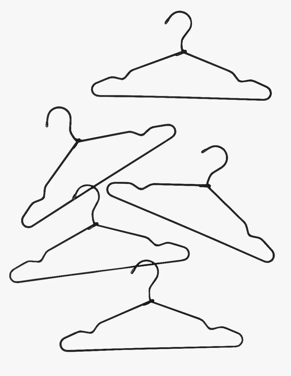 Kleshenger svart - 40x20 cm