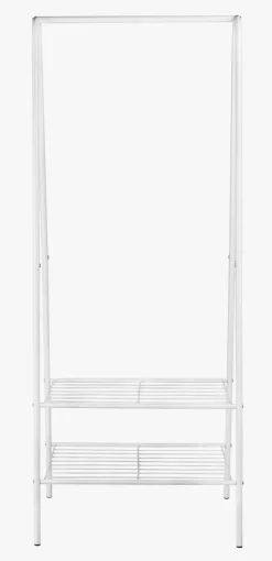 Klesstativ hvit - 60x45x152 cm