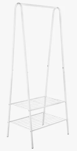 Klesstativ hvit - 60x45x152 cm