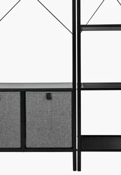 Klesstativ svart - 60x46,5x215 cm