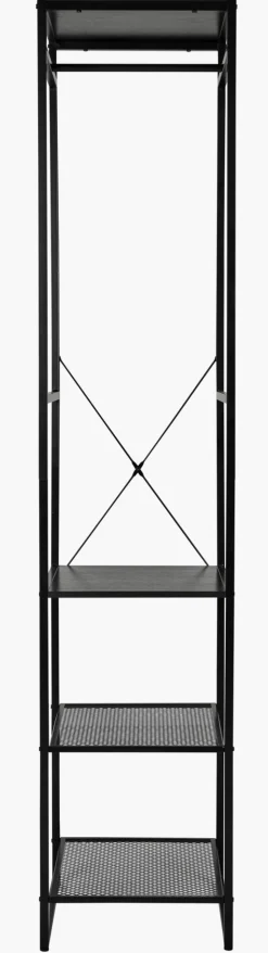 Klesstativ svart - 44x46,5x215 cm
