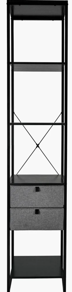 Klesstativ svart - 44x46,5x215 cm