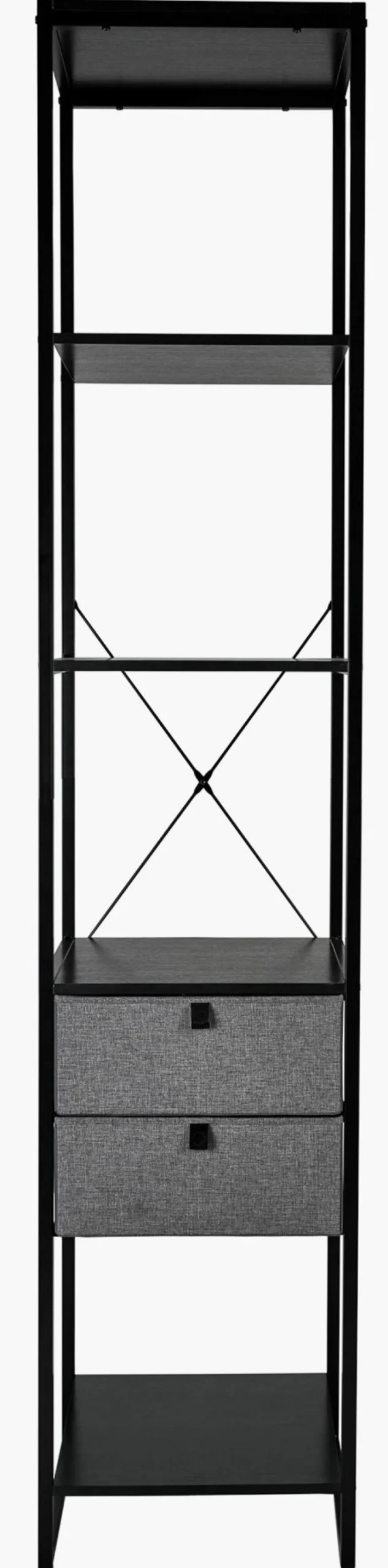 Klesstativ svart - 44x46,5x215 cm