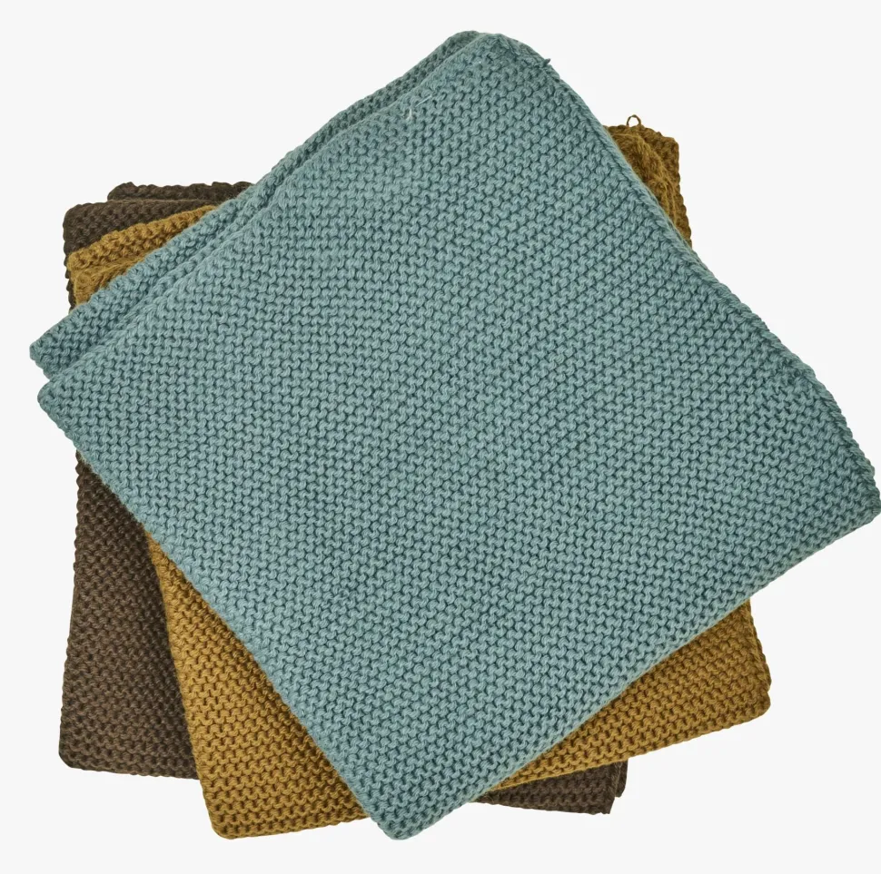 Klut 3 pk brun - 26x26 cm