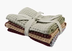 Klut 3 pk burgunder - 25x25 cm
