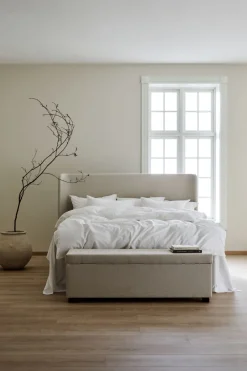 Kontinentalseng fast komfort natur - 150x200 cm
