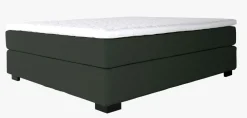 Kontinentalseng medium og fast komfort olivengrønn - 150x200 cm
