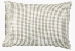 Krepp putevar olivengrønn - 50x70 cm