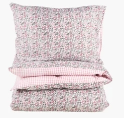 Krepp sengesett multi rosa - 140x200 cm