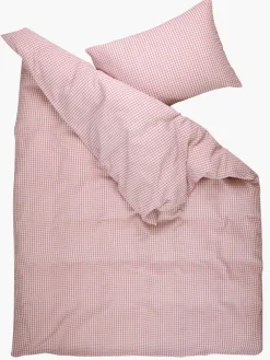 Krepp sengesett rosa - 140x200 cm