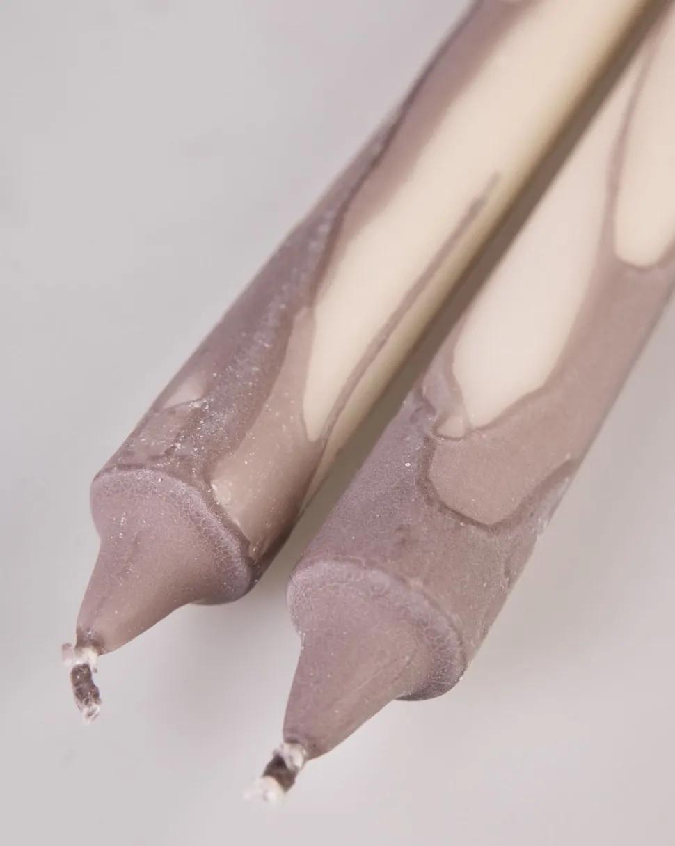 Kronelys beige - 30 cm