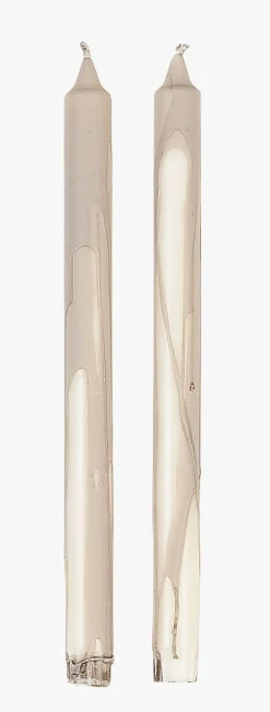 Kronelys beige - 30 cm