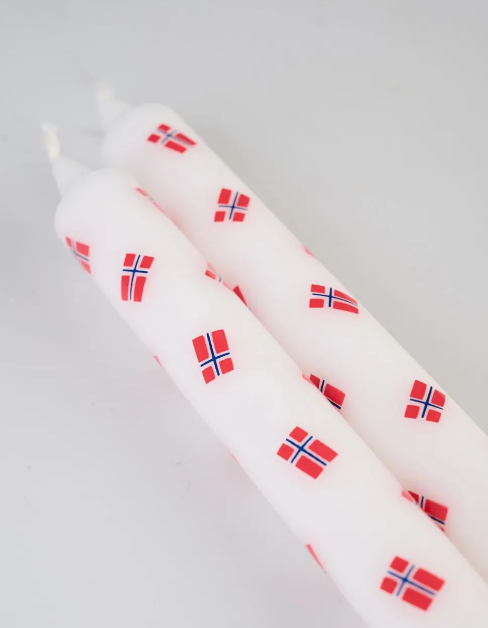 Kronelys multi rød - 2,2x19 cm