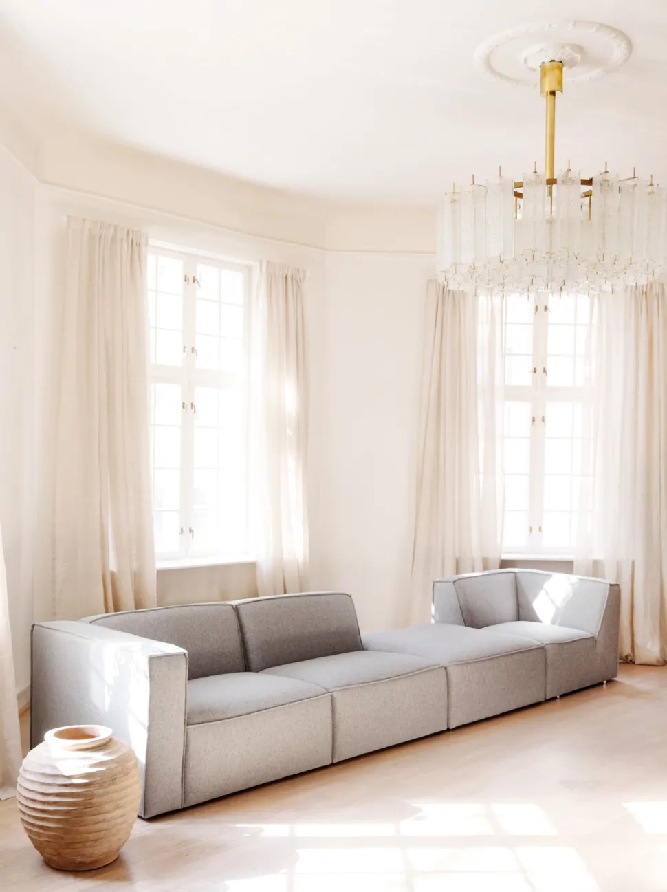 Krukke beige - 44x44x46 cm